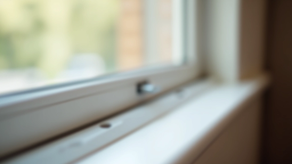 Detailní pohled na tepelnou izolaci okna s těsnicí páskou