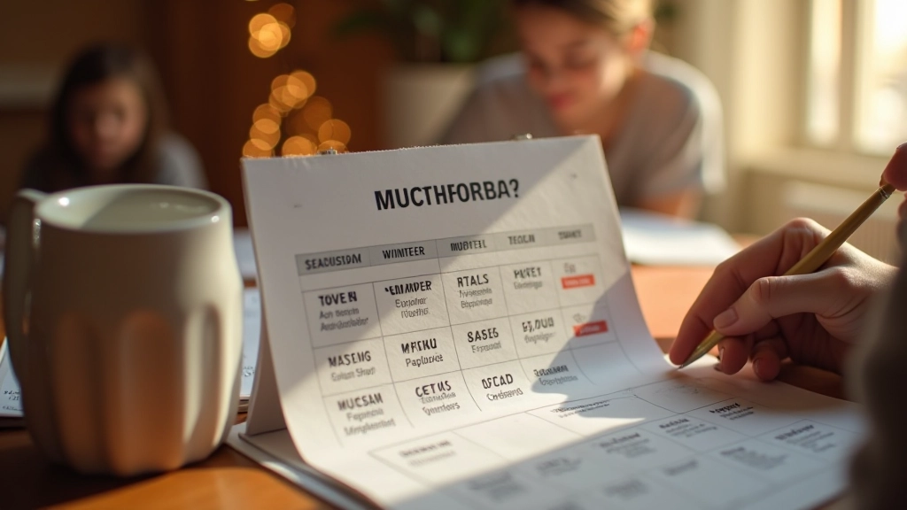 Plánování rodinného rozpočtu po celý rok se zaměřením na sezónní období